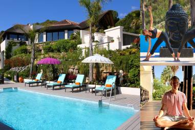 Lees de ervaring van city-tripliefhebber Merijn, die zijn stedelijke leven verruilde voor een ontspannend detoxretreat bij Shantisom in Spanje en zijn angst voor yoga overwon.