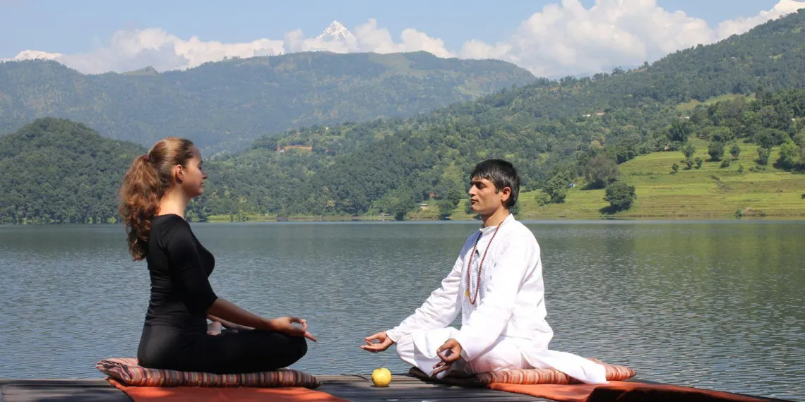 Begnas Lake Resort | Yoga aan het meer