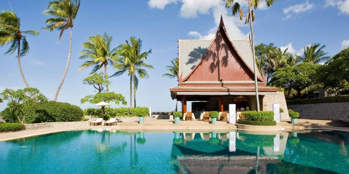 zwembad Chiva-Som Health Resort