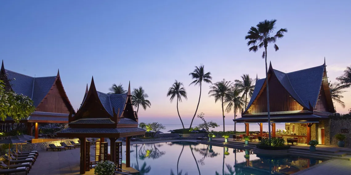 zwembad Chiva-Som Health Resort