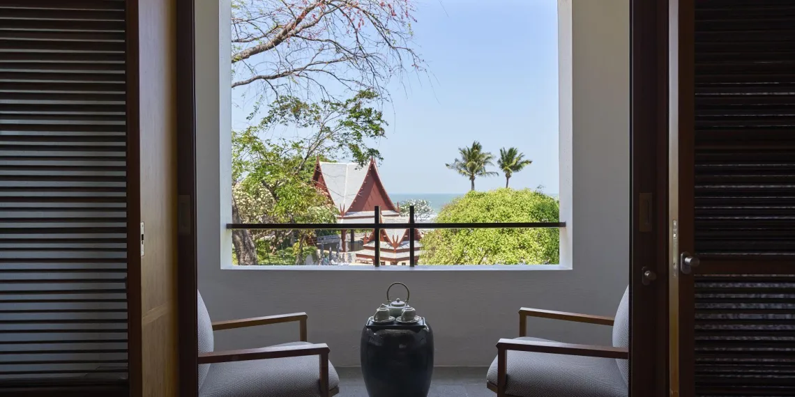 uitzicht Chiva-Som Health Resort